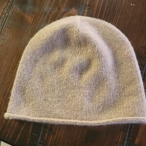 Aritzia Babaton Cashmere Ribbed Knit Cuffed Beanie